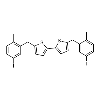 5,5'-bis(5-iodo-2-methylbenzyl)-2,2'-bithiophene