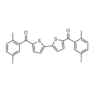 [2,2'-bithiophene]-5,5'-diylbis((5-iodo-2-methylphenyl)methanone)