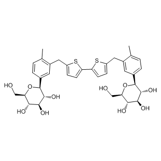 (2R,2'R,3S,3'S,4R,4'R,5R,5'R,6S,6'S)-6,6'-(([2,2'-bithiophene]-5,5'-diylbis(methylene))bis(4-methyl-3,1-phenylene))bis(2-(hydroxymethyl)tetrahydro-2H-pyran-3,4,5-triol)
