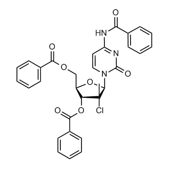 (2R,3R,4R,5R)-5-(4-benzamido-2-oxopyrimidin-1(2H)-yl)-2-((benzoyloxy)methyl)-4-chloro-4-methyltetrahydrofuran-3-yl benzoate