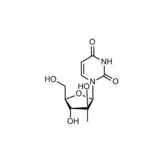 1-((2R,3S,4R,5R)-3,4-dihydroxy-5-(hydroxymethyl)-3-methyltetrahydrofuran-2-yl)pyrimidine-2,4(1H,3H)-dione