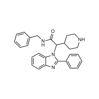 N-benzyl-2-(2-phenyl-1H-benzo[d]imidazol-1-yl)-2-(piperidin-4-yl)acetamide