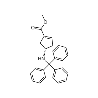 Methyl (4S)-4-(tritylamino)cyclopent-1-ene-1-carboxylate