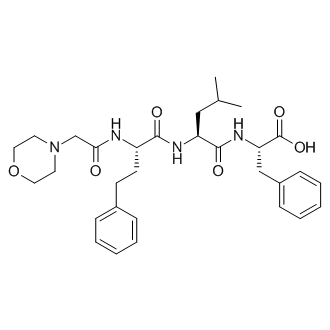 (S)-2-((S)-4-Methyl-2-((S)-2-(2-morpholinoacetamido)-4-phenylbutanamido)pentanamido)-3-phenylpropanoic acid