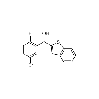 Benzo[b]thiophen-2-yl(5-bromo-2-fluorophenyl)methanol