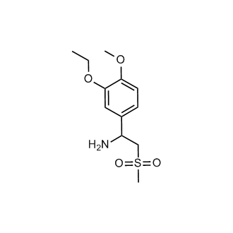 1-(3-Ethoxy-4-methoxyphenyl)-2-(methylsulfonyl)ethanamine