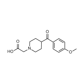 [4-(4-Methoxybenzoyl)piperidin-1-yl]acetic acid