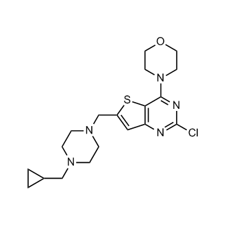 2-Chloro-6-[(4-cyclopropylmethylpiperazin-1-yl)methyl]-4-(morpholin-4-yl)thieno[3,2-d]pyrimidine