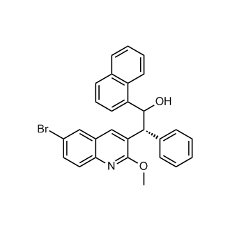 (βR)-6-Bromo-2-methoxy-α-1-naphthalenyl-β-phenyl-3-quinolineethanol