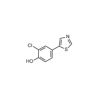 2-Chloro-4-(thiazol-5-yl)phenol