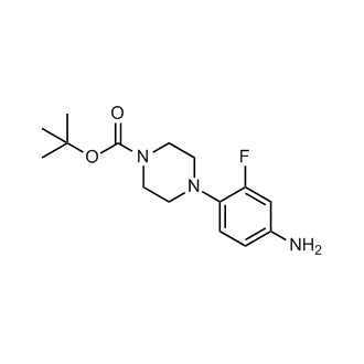 tert-Butyl 4-(4-amino-2-fluorophenyl)tetrahydro-1(2H)-pyrazinecarboxylate