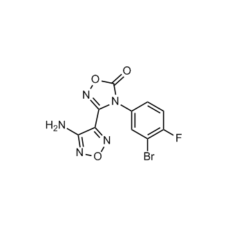 3-(4-Amino-1,2,5-oxadiazol-3-yl)-4-(3-bromo-4-fluorophenyl)-1,2,4-oxadiazol-5(4H)-one