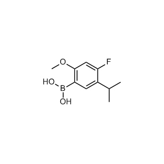 [4-Fluoro-2-methoxy-5-(propan-2-yl)phenyl]boronic acid