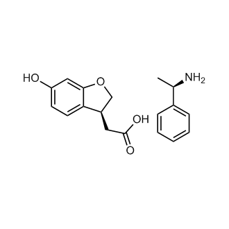 (R)-1-phenylethanamine (S)-2-(6-hydroxy-2,3-dihydrobenzofuran-3-yl)acetate