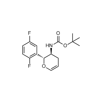 tert-Butyl ((2R,3S)-2-(2,5-difluorophenyl)-3,4-dihydro-2H-pyran-3-yl)carbamate