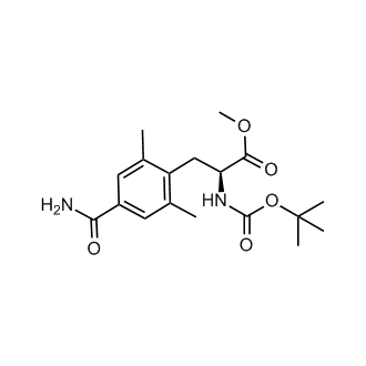 (S)-methyl 2-((tert-butoxycarbonyl)amino)-3-(4-carbamoyl-2,6-dimethylphenyl)propanoate