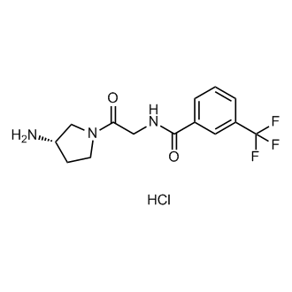(S)-N-(2-(3-aminopyrrolidin-1-yl)-2-oxoethyl)-3-(trifluoromethyl)benzamide hydrochloride