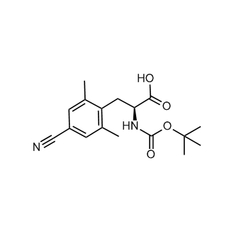 (S)-2-((tert-Butoxycarbonyl)amino)-3-(4-cyano-2,6-dimethylphenyl)propanoic acid