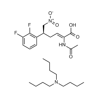 Tributylamine (S,Z)-2-acetamido-5-(2,3-difluorophenyl)-6-nitrohex-2-enoate