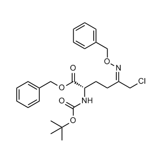 (S)-benzyl 5-((benzyloxy)imino)-2-((tert-butoxycarbonyl)amino)-6-chlorohexanoate