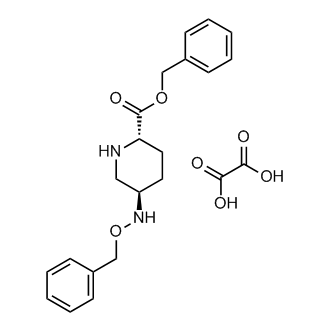 (2S,5R)-Benzyl 5-((benzyloxy)amino)piperidine-2-carboxylate oxalate