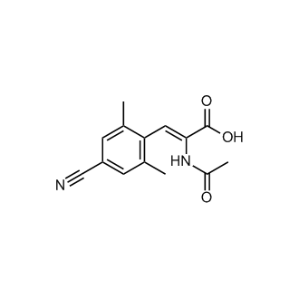 (Z)-2-acetamido-3-(4-cyano-2,6-dimethylphenyl)acrylic acid