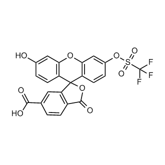 3'-Hydroxy-3-oxo-6'-[[(trifluoromethyl)sulfonyl]oxy]spiro[isobenzofuran-1(3H),9'-[9H]xanthene]-6-carboxylic acid