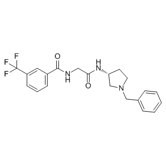 (R)-N-(2-((1-benzylpyrrolidin-3-yl)amino)-2-oxoethyl)-3-(trifluoromethyl)benzamide