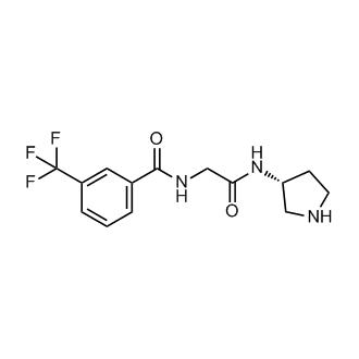 (R)-N-(2-oxo-2-(pyrrolidin-3-ylamino)ethyl)-3-(trifluoromethyl)benzamide