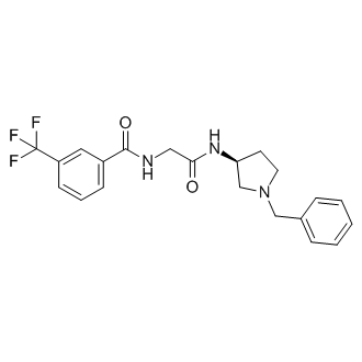(S)-N-(2-((1-benzylpyrrolidin-3-yl)amino)-2-oxoethyl)-3-(trifluoromethyl)benzamide