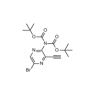 tert-Butyl N-(5-bromo-3-ethynylpyrazin-2-yl)-N-(tert-butoxycarbonyl)carbamate