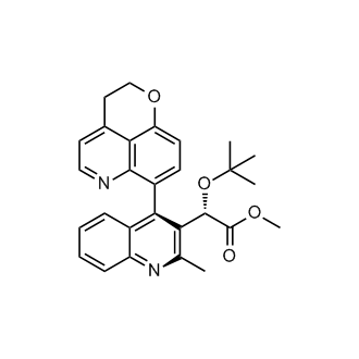 (S)-methyl 2-(tert-butoxy)-2-((R)-4-(2,3-dihydropyrano[4,3,2-de]quinolin-7-yl)-2-methylquinolin-3-yl)acetate