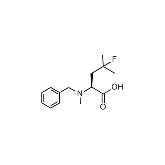 (S)-2-(benzyl(methyl)amino)-4-fluoro-4-methylpentanoic acid