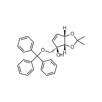 (3aS,4R,6aS)-2,2-Dimethyl-4-((trityloxy)methyl)-4,6a-dihydro-3aH-cyclopenta[d][1,3]dioxol-4-ol