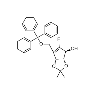 (3aS,4S,6aR)-5-fluoro-2,2-dimethyl-6-((trityloxy)methyl)-4,6a-dihydro-3aH-cyclopenta[d][1,3]dioxol-4-ol