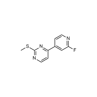 4-(2-Fluoropyridin-4-yl)-2-(methylthio)pyrimidine