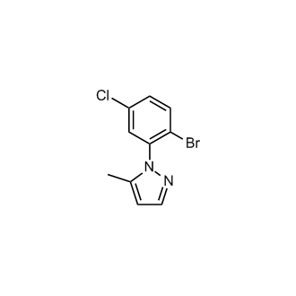 1-(2-Bromo-5-chlorophenyl)-5-methyl-1H-pyrazole