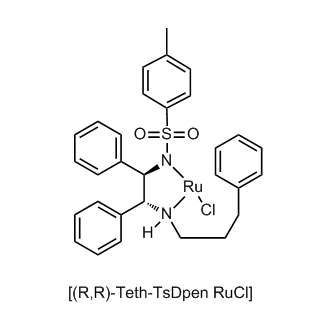 {N-[3-(η6-phenyl)propyl]-[(1R-2R)-1,2-diphenyl-1-4-methylbenzenesulfonylamidato(kN')-ethyl-2-amino-(kN)]}ruthenium(II)