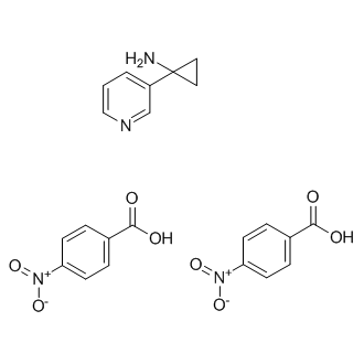 1-(Pyridin-3-yl)cyclopropan-1-amine bis(4-nitrobenzoate)