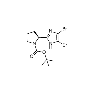 (S)-tert-butyl 2-(4,5-dibromo-1H-imidazol-2-yl)pyrrolidine-1-carboxylate