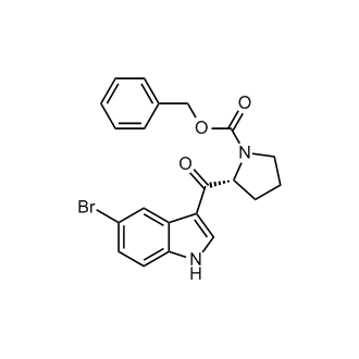 (R)-Benzyl 2-(5-bromo-1H-indole-3-carbonyl)pyrrolidine-1-carboxylate