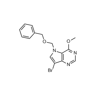 7-Bromo-4-methoxy-5-[(phenylmethoxy)methyl]-5H-pyrrolo[3,2-d]pyrimidine