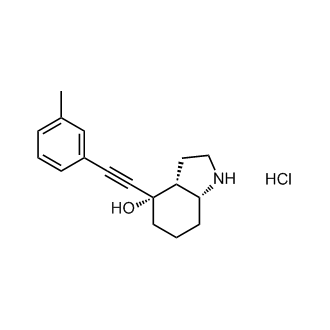 (3aR,4S,7aR)-4-(m-tolylethynyl)octahydro-1H-indol-4-ol hydrochloride