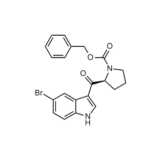 (S)-benzyl 2-(5-bromo-1H-indole-3-carbonyl)pyrrolidine-1-carboxylate