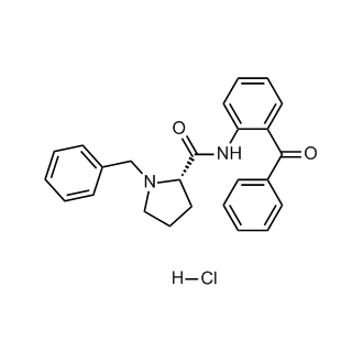 (S)-N-(2-benzoylphenyl)-1-benzylpyrrolidine-2-carboxamide hydrochloride