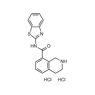 N-(benzo[d]thiazol-2-yl)-1,2,3,4-tetrahydroisoquinoline-8-carboxamide dihydrochloride