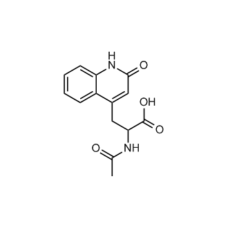 2-Acetylamino-3-(2-quinolon-4-yl)propionic acid
