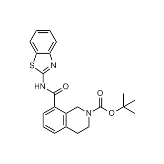 tert-Butyl 8-(benzo[d]thiazol-2-ylcarbamoyl)-3,4-dihydroisoquinoline-2(1H)-carboxylate