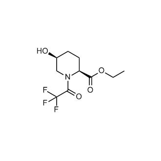 (2S,5S)-ethyl 5-hydroxy-1-(2,2,2-trifluoroacetyl)piperidine-2-carboxylate