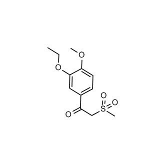 1-(3-Ethoxy-4-methoxyphenyl)-2-(methylsulfonyl)ethanone